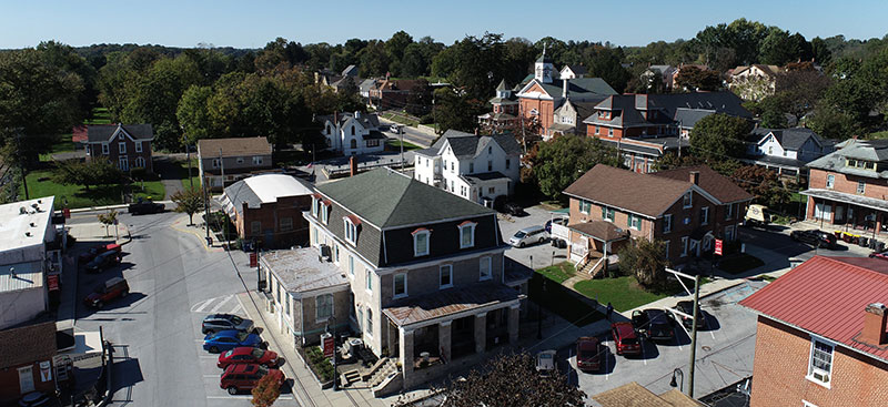 Twelves Grill Aerial View