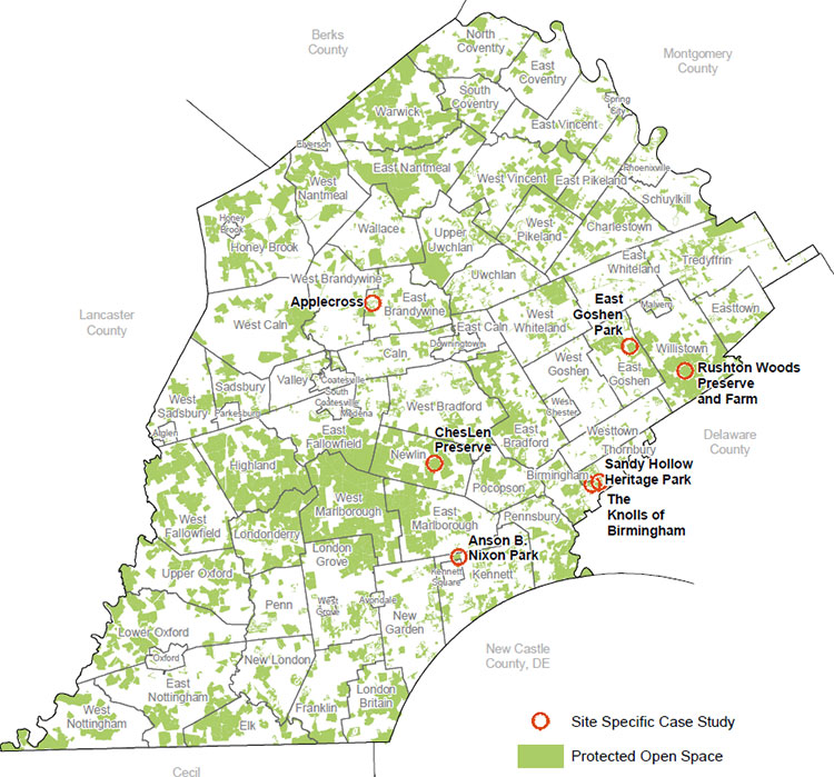 Case Studay Locations Map